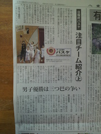 第1回八重山日報社杯 注目チーム紹介新聞記事
