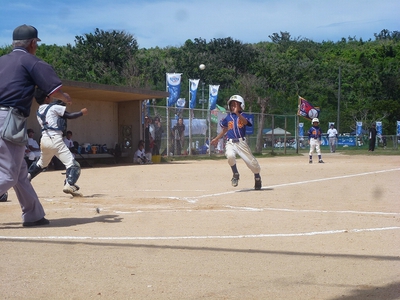 第１１４回豊見城市学童軟式野球大会開会式及び２回戦の様子