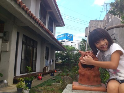 ひぃじぃちゃんのシーサー(^^)
