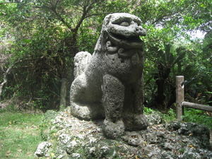 富盛の石彫大獅子