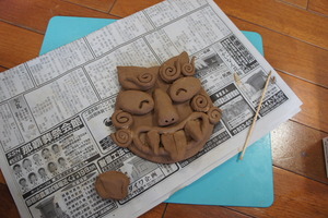 シーサー作り♪