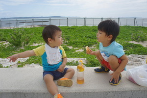 海でお散歩♪