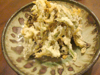 春の味覚　たけのこ（筍）料理と、たらの芽の天ぷら