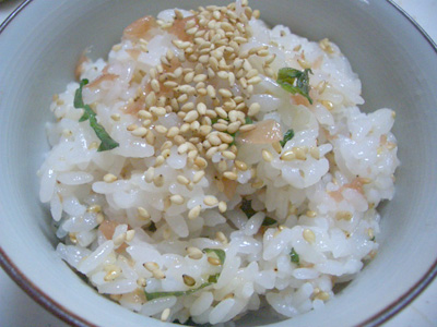 梅しそご飯