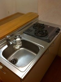 家電家具付き。久米の1ルーム