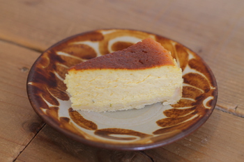 島南瓜と生姜のスフレチーズケーキ