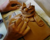 ドヨヨンの…シーサー作り