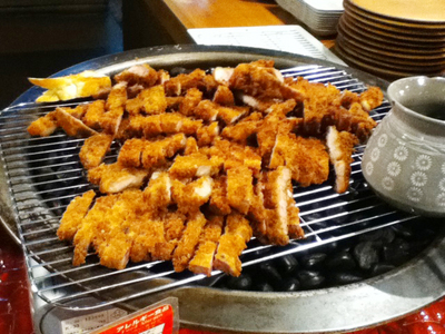 今帰仁島豚のトンカツビュッフェ♪