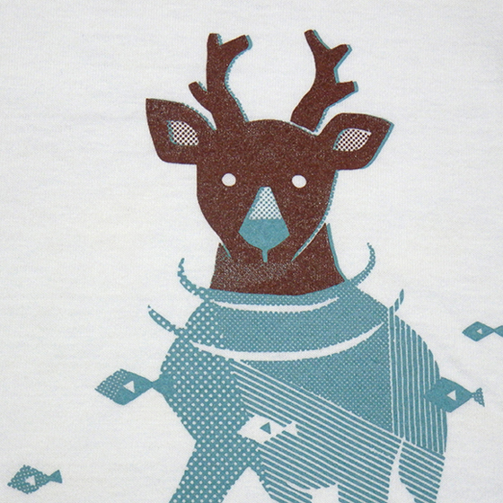 沖縄　Tシャツ　T-SHIRT-YA.COM　CAMPRYUKYU ケラマジカ　バックデザインです。