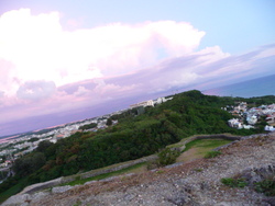 沖縄　勝連城跡　うるま市　世界遺産　阿麻和利　サンセット