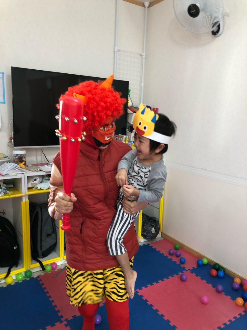 鬼が来たぞ〜‼️ 鬼が来たぞ〜‼️
