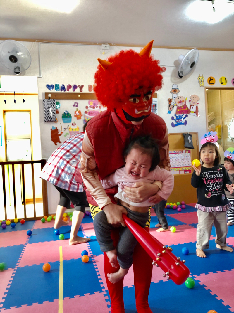 鬼が来たぞ〜‼️ 鬼が来たぞ〜‼️