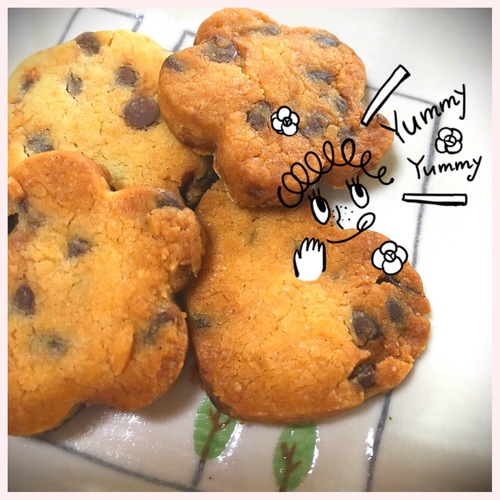 チョコチップクッキー作り。 チョコチップクッキー作り。