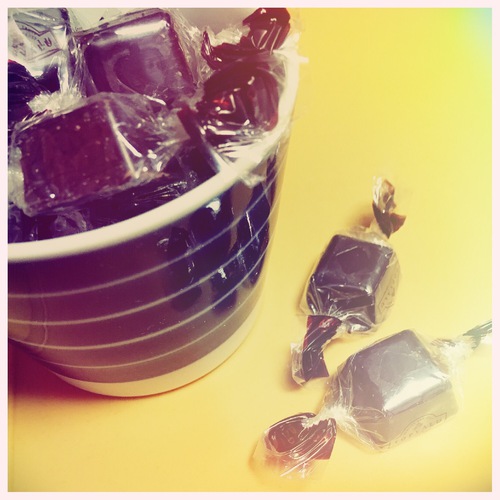 夜中のチョコ。 夜中のチョコ。