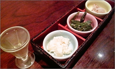 新風料理「風 -kaji-」食前酒とお通し