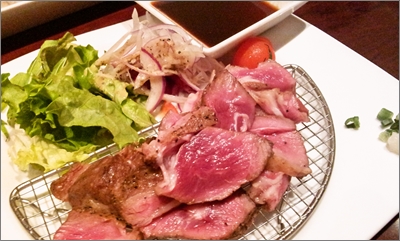 新風料理「風 -kaji-」ラムのたたき