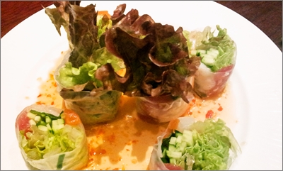 新風料理「風 -kaji-」海鮮生春巻き