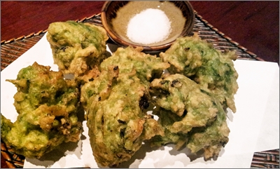 新風料理「風 -kaji-」もずくの天ぷら