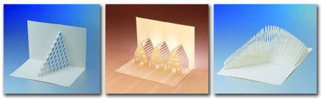 折り紙建築　ポップアップカード