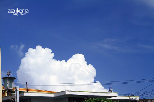 今日の空
