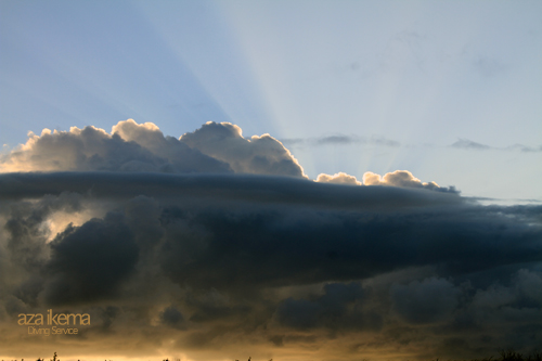 今日の空
