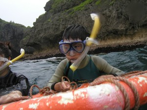 家族で青い体験を♪