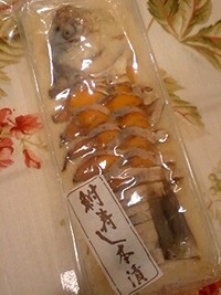 初☆鮒寿し。 2010/11/16 21:34:10
