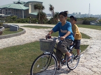 子どもとサイクリング