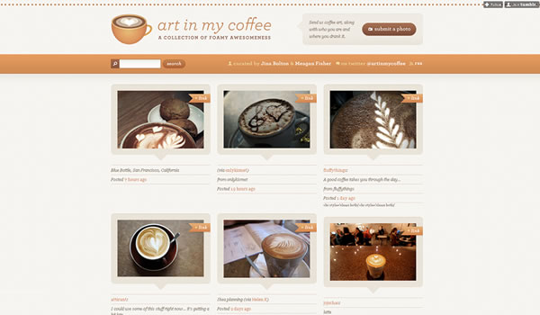 カフェラテアート写真コレクション