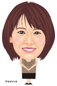 青木裕子　似顔絵イラスト 2012/04/04 09:00:00