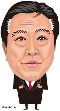 野田首相　似顔絵イラスト 2011/11/02 22:34:03