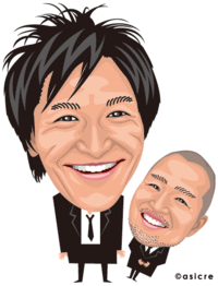 スリムクラブ　似顔絵イラスト 2011/11/14 12:18:19