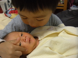 あやた４歳in東京砂漠