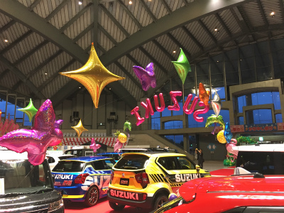 the balloon factory バルーンファクトリー　沖縄　風船　デコレーション　イベント　飾り付け　バルーン装飾　スズキ　車　カーイベント