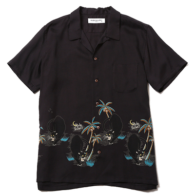 BLACK PANTHER ALOHA SHIRT (RUDE GALLERY)