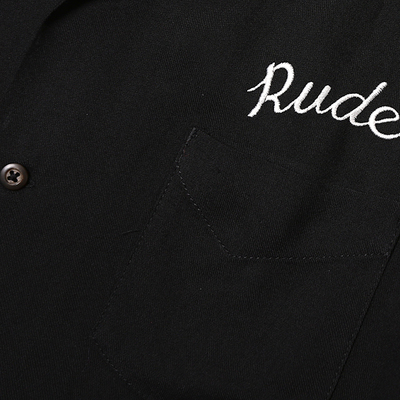 SMOKING SKULL BOWLING SHIRT　(RUDE GALLERY)