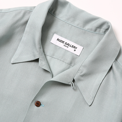 BLACK PANTHER OPEN COLLAR SHIRT (RUDE GALLERY)