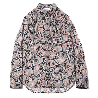 PINTUCK SHIRT – PAISLEY