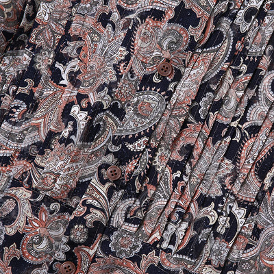 PINTUCK SHIRT – PAISLEY