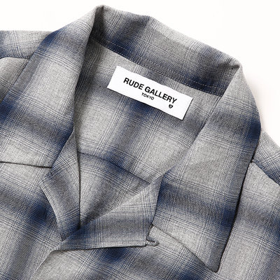 OPEN COLLAR SHIRT – OMBRE (RUDE GALLERY)
