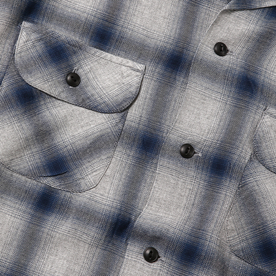 OPEN COLLAR SHIRT – OMBRE (RUDE GALLERY)