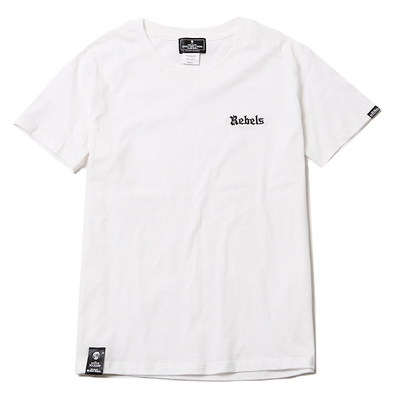 REBELS EMBR TEE (BLACK REBEL)