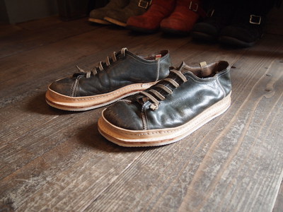 Camper Peu レザースニーカー オールソール