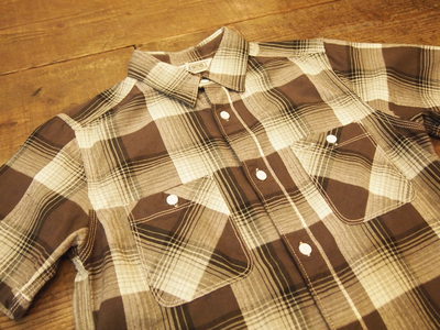 S/S CHECK SHIRTS (FIVE BROTHER)