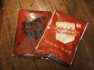 SLANTING POCKET T-SHIRT / ADDICT CLOTHES JAPAN