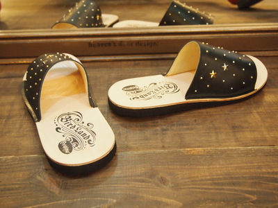 BLS-002 LEATEHR SANDAL (STUDS CUSTOM)