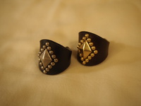 LEATHER RING (METAL JACKET)