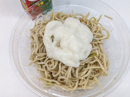 とろろそばの食べ方