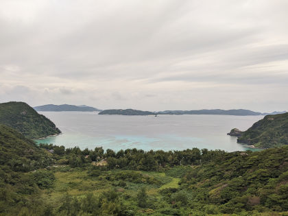 渡嘉敷島も寒かった