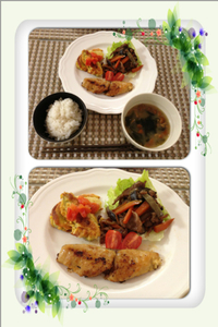 ＊ オウチゴハン 夕食 ＊ 2012/12/18 20:50:53